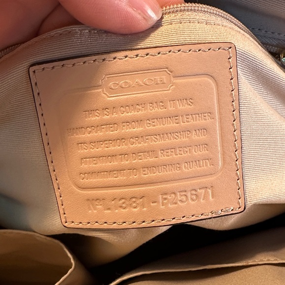 Coach Dark Brown Dome Satchel with Gold Hardware - Picture 9 of 16